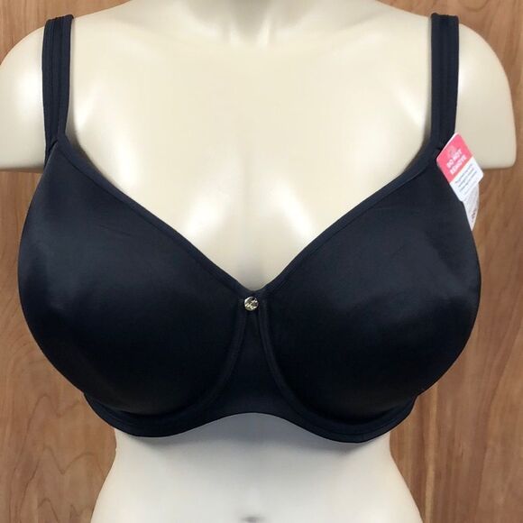 ESSENTIAL BODYWEAR Abbie Everyday T-Shirt Bra Size 44C Black NWT - Picture 1 of 6